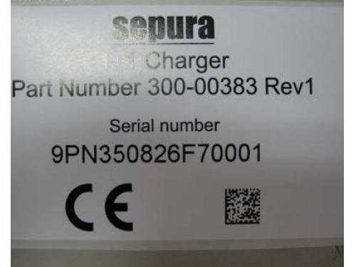 2D barcode + serial number