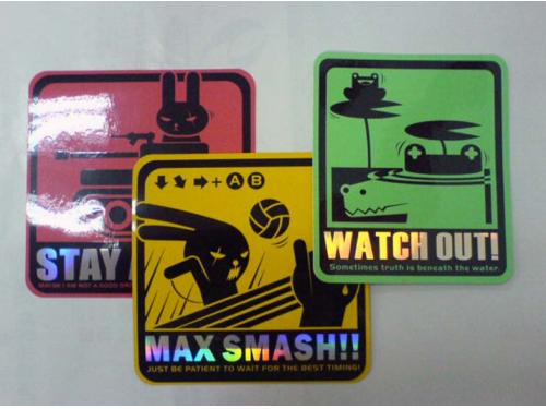 Laser sticker