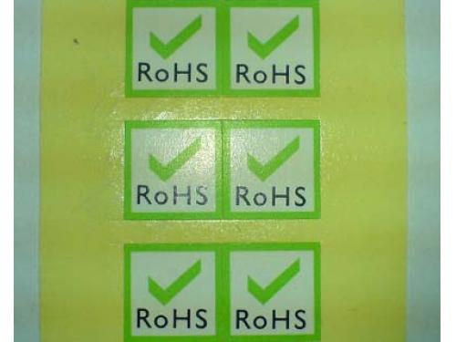 Rohs sticker