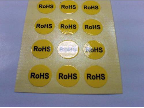 Rohs sticker